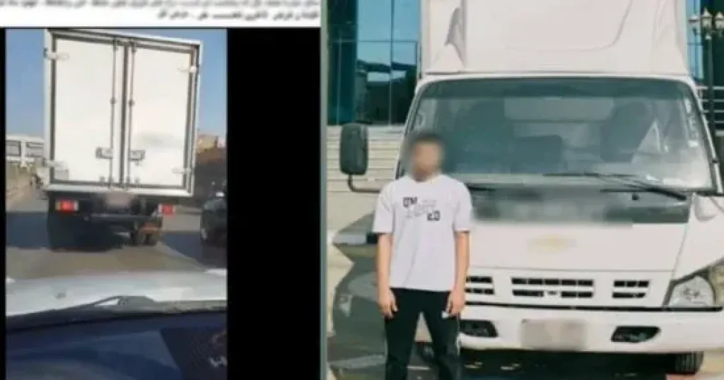 ضبط سائق سيارة ربع نقل عرض حياة المواطنين للخطر بمنتصف الطريق بالجيزة