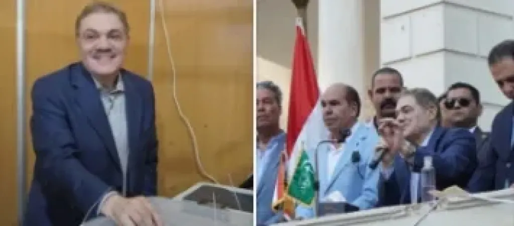 السيد البدوي يدلي بصوته في انتخابات الهيئة العليا لحزب الوفد