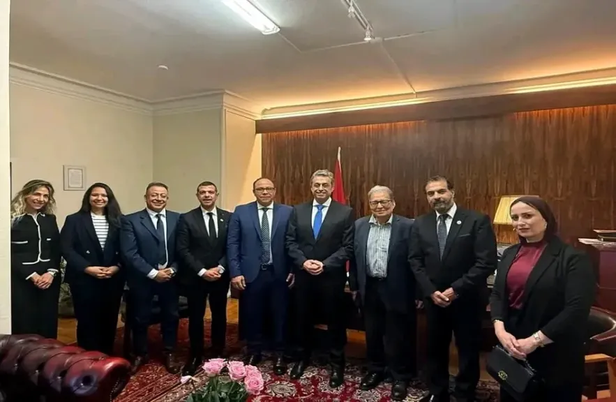 السفير المصري يستقبل عددًا من أعضاء الجالية المصرية في النرويج